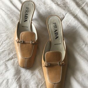 CLEAR OUT! Vintage Prada Mules